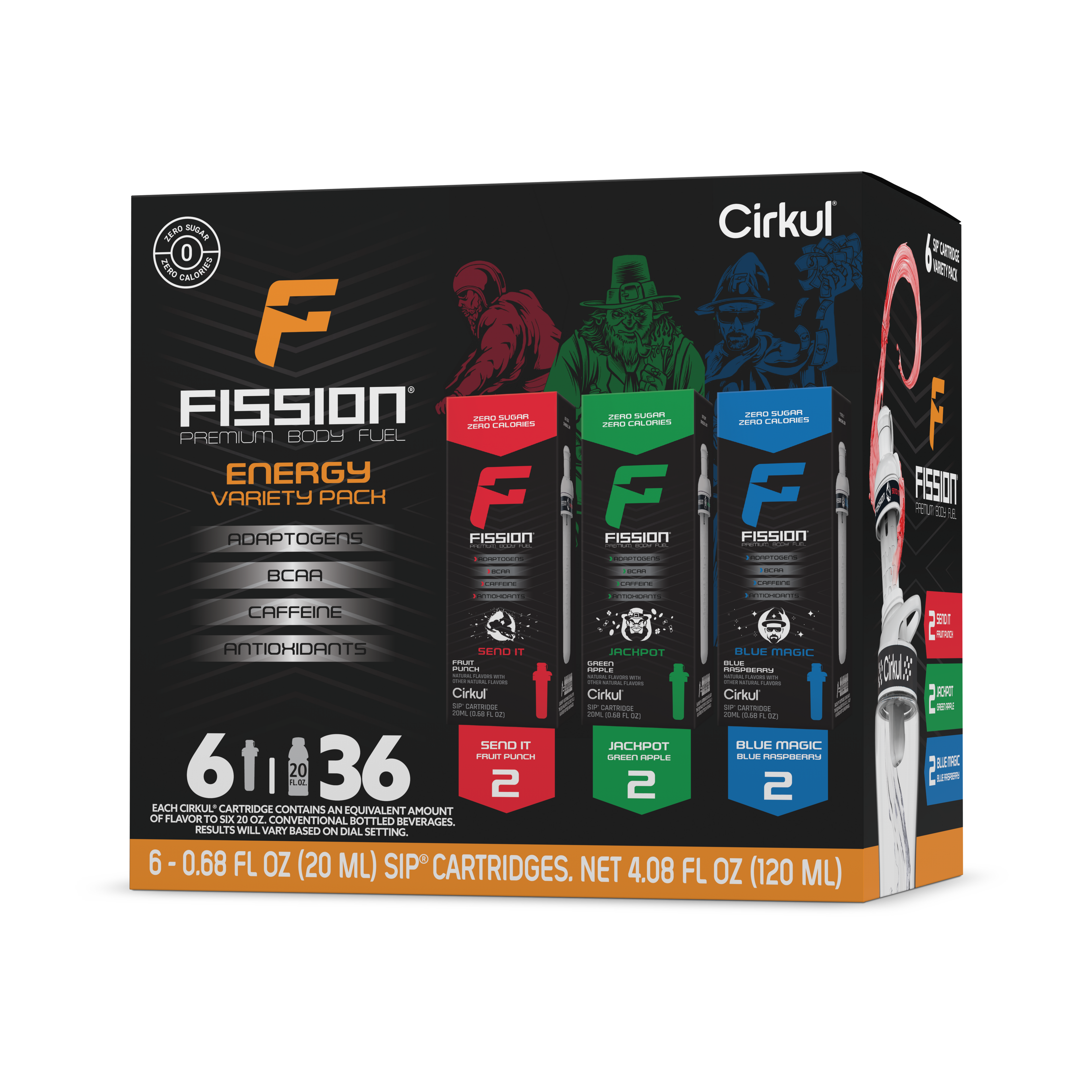 Fission® 6-Pack Variety Pack - Fresh Style